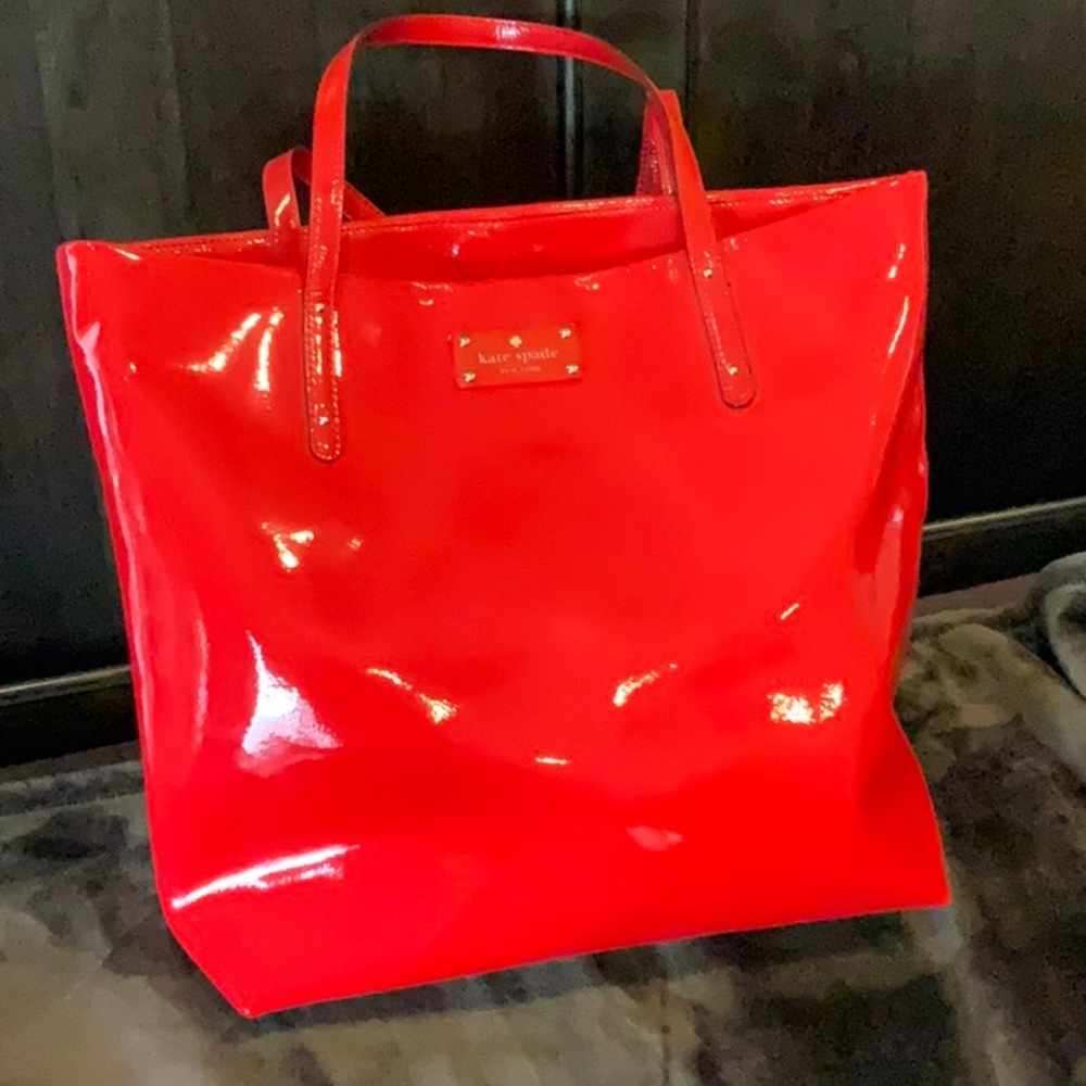 Kate Spade Red Patent Shoulder Bag